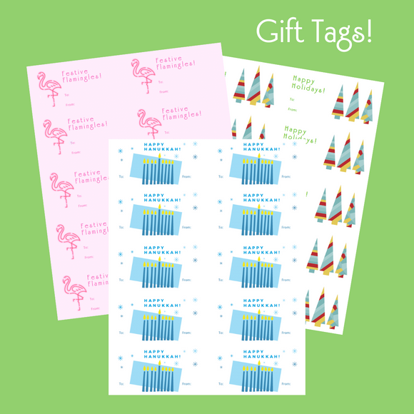 Gift Tags Free Printable Sheet