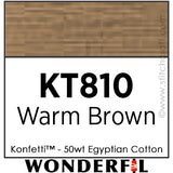 Konfetti 810 - Warm Brown