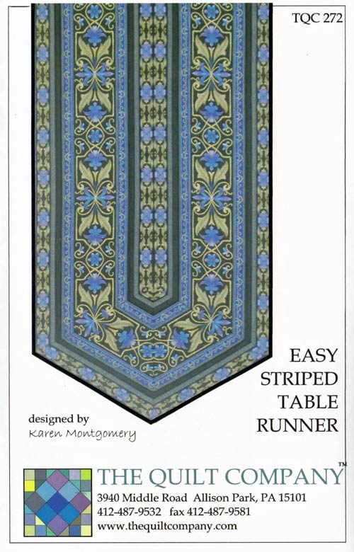 Easy Striped Table Runner