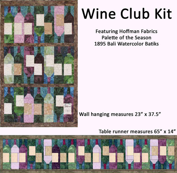 Wine Club Quilt Kit