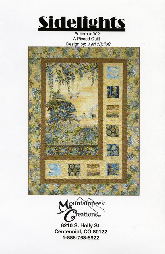 Sidelights Panel Quilt Pattern